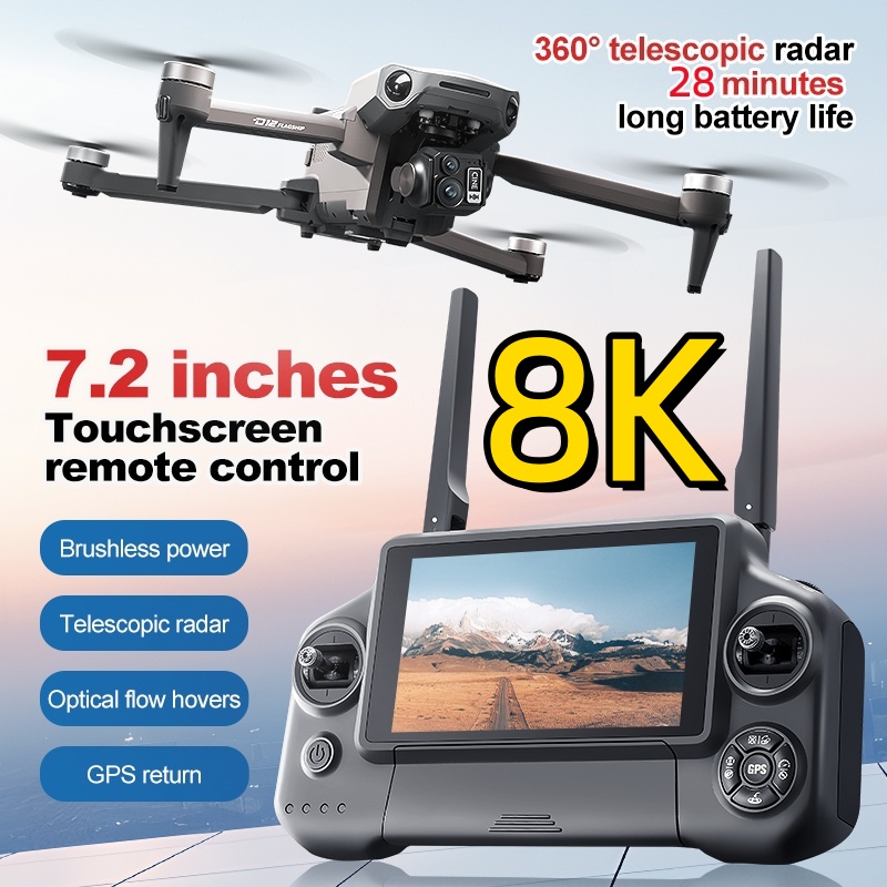Drone Gimbal Brushless - Dron RC con Control Remoto FPV,