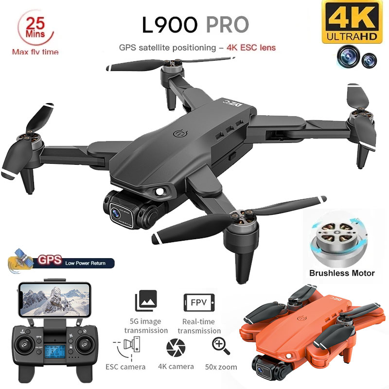Drone Gimbal Brushless - L900 Pro GPS Drone 4K profesional
