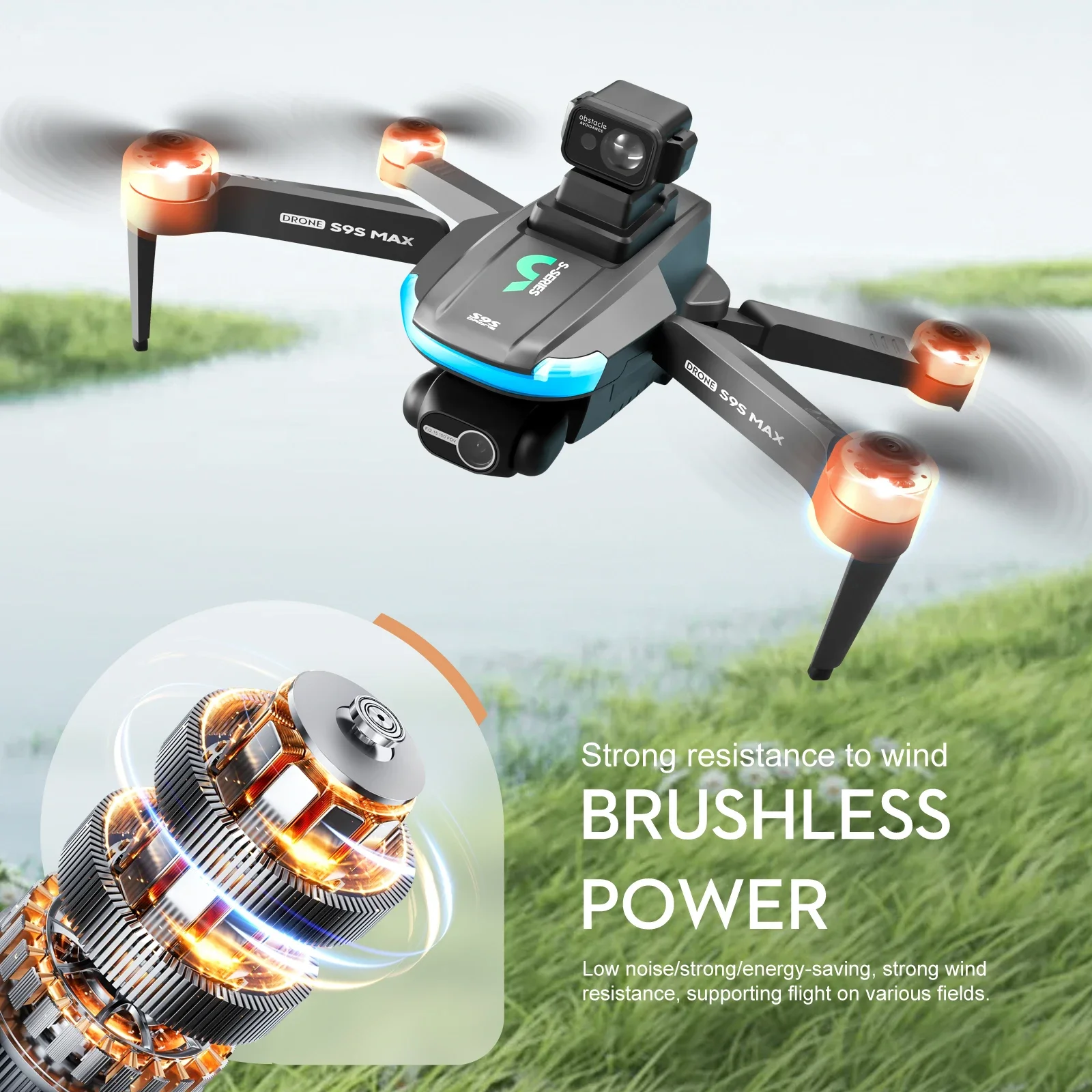 Nuevo S9S MAX MINI Drone 4K 2  - Drone Gimbal Brushless reseña y precio