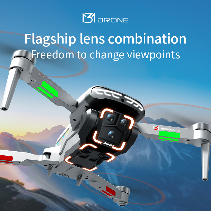 Dron profesional M3 4K HD foto - Drone Gimbal Brushless reseña y precio