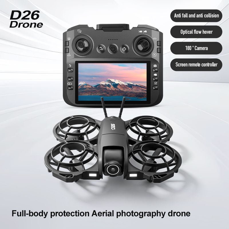 Dron D26 4K Aéreo HD 180 °   D - Drone Gimbal Brushless reseña y precio