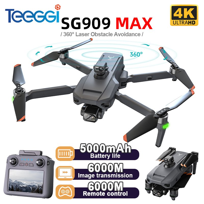 Teeggi SG909 MAX GPS Drone con - Drone Gimbal Brushless reseña y precio