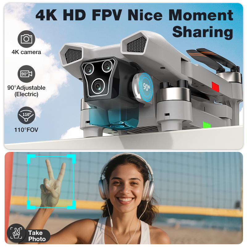 NUEVO Dron L017 Pro con Motor  - Drone Gimbal Brushless reseña y precio