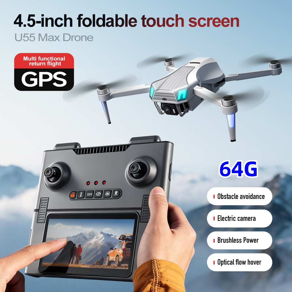 Dron NCZOBOE U55 RC HD con Cám - Drone Gimbal 2 Axis reseña y precio