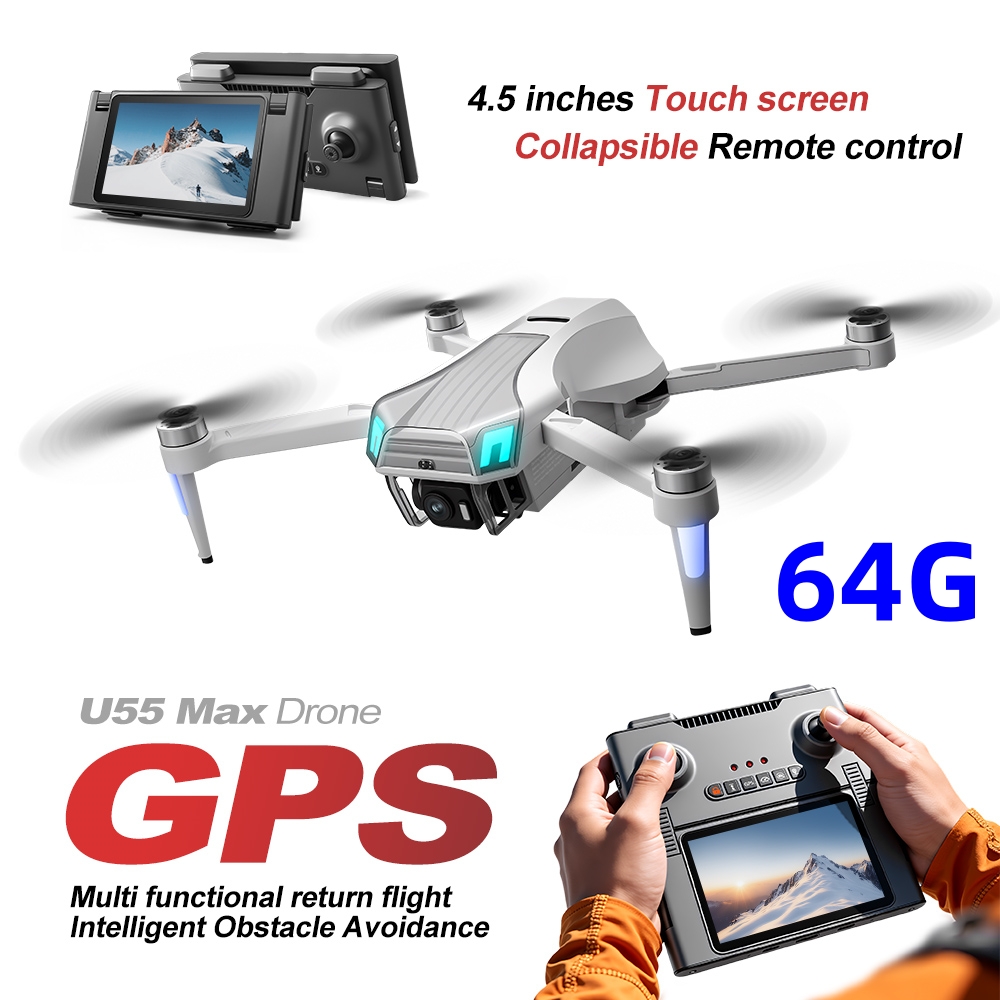 Dron NCZOBOE U55 RC HD con Cám - Drone Gimbal 2 Axis reseña y precio