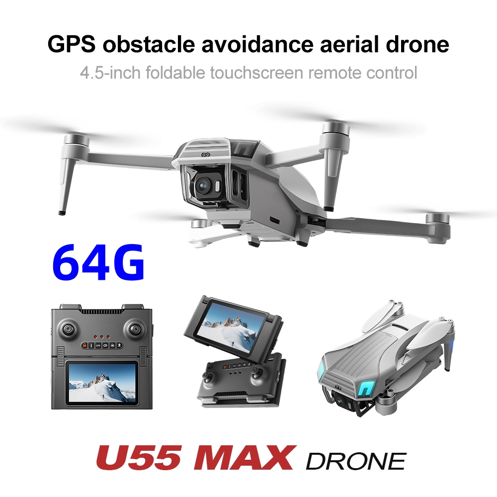 Dron NCZOBOE U55 RC HD con Cám - Drone Gimbal 2 Axis reseña y precio