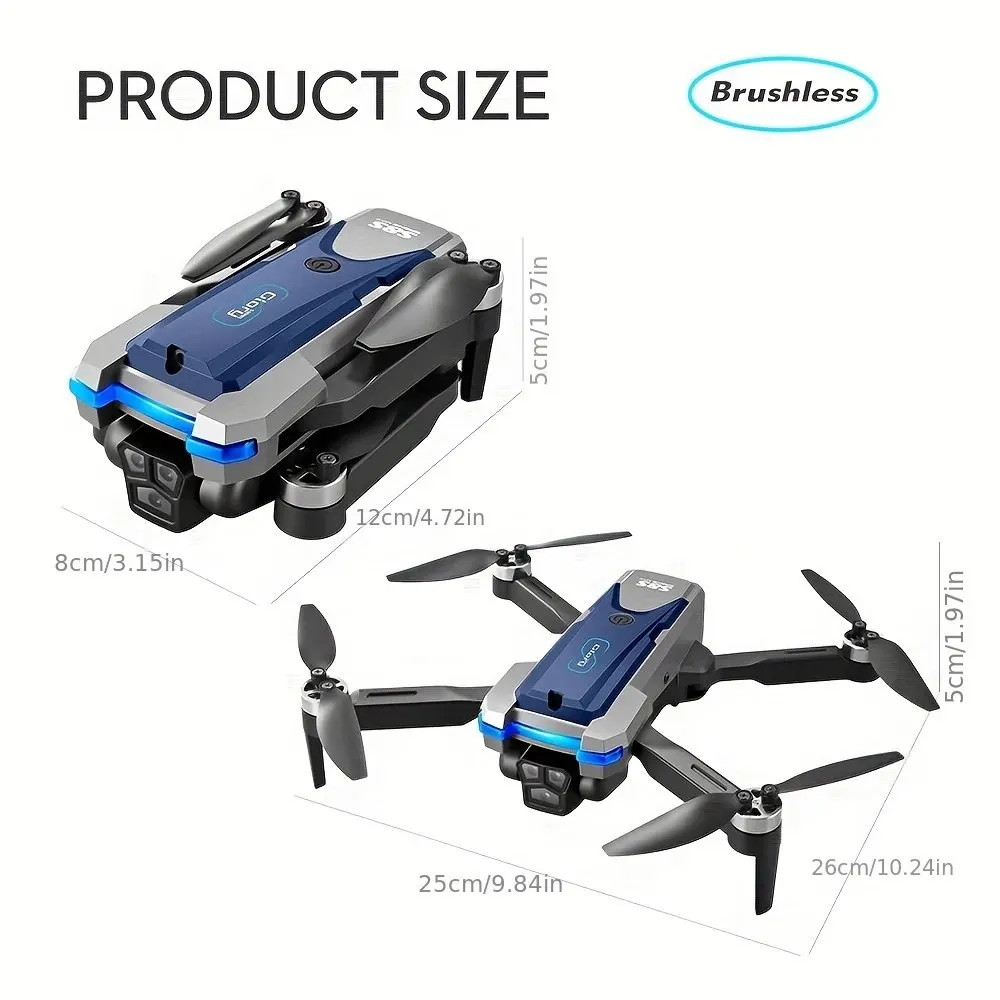 Dron plegable S8S con GPS, 5G, - Drone Gimbal Brushless reseña y precio