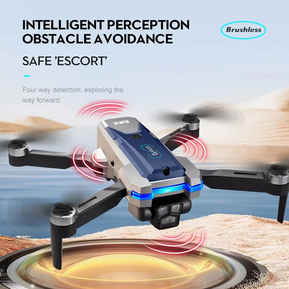 Dron plegable S8S con GPS, 5G, - Drone Gimbal Brushless reseña y precio